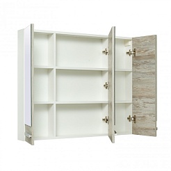 Runo Зеркало-шкаф для ванной Вудлайн 100 – фотография-6