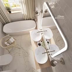 Mixline Зеркало Премьер Стив-2 100 – фотография-5