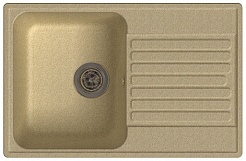 Granfest Мойка кухонная Quarz GF-Z78 Бежевый – фотография-1