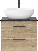 Onika Тумба под раковину Легран 60 подвесная под столешницу дуб галифакс