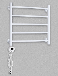 Domoterm Полотенцесушитель Калипсо П5 500x500 E L белый – фотография-2