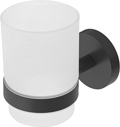 Cezares Стакан для зубных щеток Relax RELAX-TUMS-NOP черный матовый – фотография-1