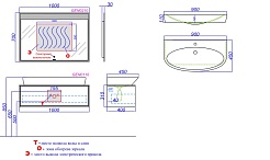 Aqwella Мебель для ванной Genesis 100 миллениум серый – фотография-6
