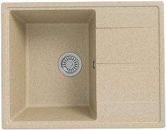 Teymi Мойка кухонная Hanna Smart 62 кварцевая бежевая матовая