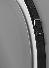 Owl 1975 Зеркало для ванной Viken Black D650 – фотография-8