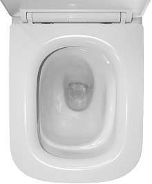 Azario Унитаз-компакт Etereo AZ-8203 безободковый с бачком с сиденьем микролифт белый – фотография-10