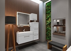 De Aqua Тумба с раковиной Кубика 80 – фотография-5