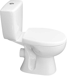 Керамин Унитаз-компакт Позитано однорежимный с сиденьем дюропласт – фотография-2