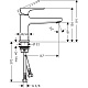 Hansgrohe Смеситель Metropol 74502000 для раковины – картинка-8