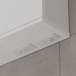 Volna Мебель для ванной Lake 80.2D.1Y R белая – фотография-16