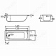 Roca Стальная ванна Contesa 140 см – фотография-12