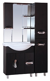 Misty Пенал для ванной Глория R венге с б/к – фотография-3