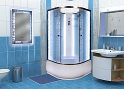 DTO Душевая кабина ЕМ4510 N (без крыши) LED – фотография-3