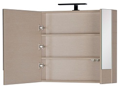 Aquanet Зеркальный шкаф "Нота 75" камерино светлый дуб – фотография-5