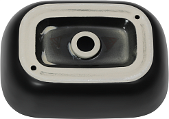 Brevita Тумба с раковиной Bergen 80 подвесная дуб галифакс олово/черная – фотография-12