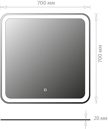 Onika Мебель для ванной Айленд 70 графит/дуб крафт – фотография-21