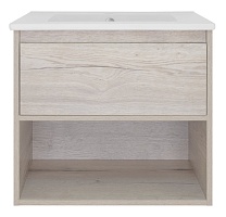 Misty Тумба с раковиной Дунай 60 дуб белый