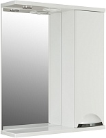 Mixline Зеркало-шкаф Этьен 60 R белый