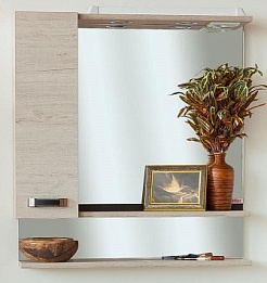 Sanflor Зеркало-шкаф Техас 60 венге, орегон, L – фотография-1