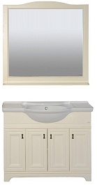 Misty Тумба с раковиной Лувр 105 слоновая кость – фотография-2