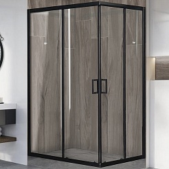 Royal Bath Душевой уголок RB 8120HPD-T-BL 120х80х185 – фотография-1