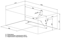 Aquanet Акриловая ванна Mishel 190x115 – фотография-8