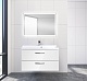 BelBagno Тумба с раковиной AURORA 900 Bianco Lucido, ручки хром – фотография-7