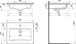 Акватон Мебель для ванной Сохо 60 L подвесная белая – фотография-19
