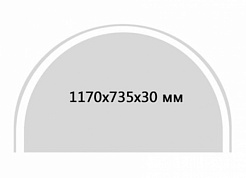 De Aqua Зеркало Эскалада New ESK 402 117 – фотография-6