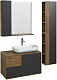 Акватон Мебель для ванной Терра 85 дуб кантри/антрацит – фотография-15