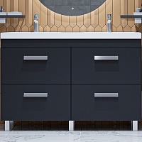 Velvex Тумба под раковину Orlando 120 графит