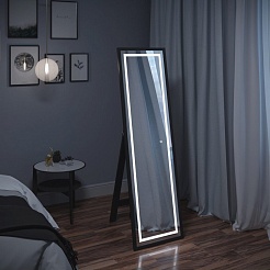 Teymi Зеркало Helmi Black Edition 49/165 LED сенсор T20242 – фотография-2