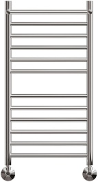 Point Полотенцесушитель водяной П11 500x800 PN10158SP с полкой хром – фотография-2