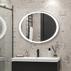 Continent Зеркало Credo Led 900x700 – фотография-7