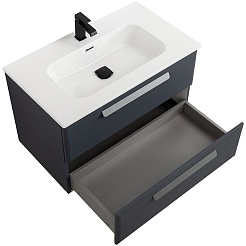 BelBagno Мебель для ванной Eco Cer-N 80 CZR-8095-80 grafito ручки сатин – фотография-4