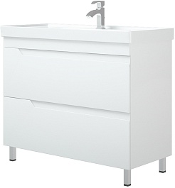 Corozo Тумба под раковину Юта 100 белая – фотография-3