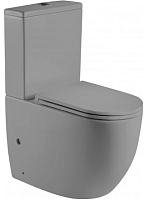 WeltWasser Унитаз компакт MERZBACH 011 MT-GR серый матовый