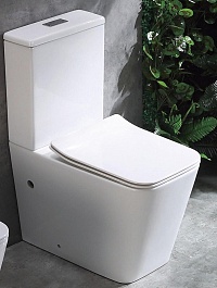 Iberica Blanca Унитаз компакт Toledo с сиденьем микролифт – фотография-7