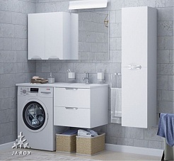 Corozo Тумба с раковиной Алиот 120 подвесная R – фотография-3