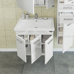 СанТа Мебель для ванной Ливерпуль 70 подвесная – фотография-2