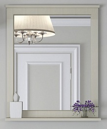 Акватон Зеркало "Леон 65" дуб бежевый – фотография-1