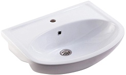 Mixline Тумба с раковиной Алан 60 2 створки белая – фотография-4