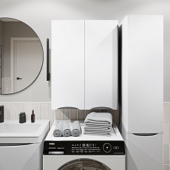 Vivon Тумба с раковиной Ostin 80 напольная белая матовая – фотография-18