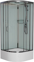 Frank Душевая кабина F409/2 brilliant с крышей – фотография-1
