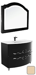 Водолей Мебель для ванной Бернарди 106 Бежевая, Оттавия  – фотография-1