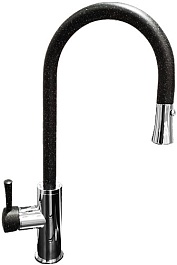 Granfest Смеситель для кухни 7652 черный – фотография-1