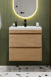 Vivon Тумба под раковину Atwood 60 подвесная дерево – фотография-3