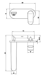 Aquatek Смеситель для раковины Ника AQ1813BGM оружейная сталь – фотография-5