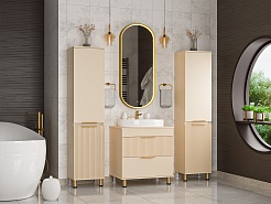 Brevita Мебель для ванной Enfida 70 бежевая – фотография-3