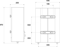 Ballu Накопительный водонагреватель Artendo DH BWH/S 50 – фотография-3